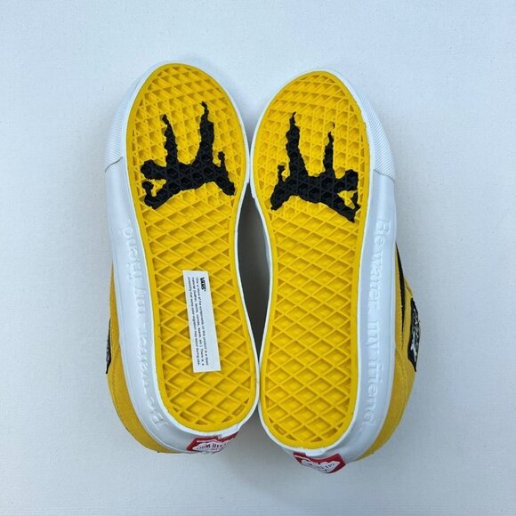 Vans Skate Half Cab VN0A5FCDY23 Bruce Lee Blk/Yellow M 8.5 W 10 - Picture 8 of 11